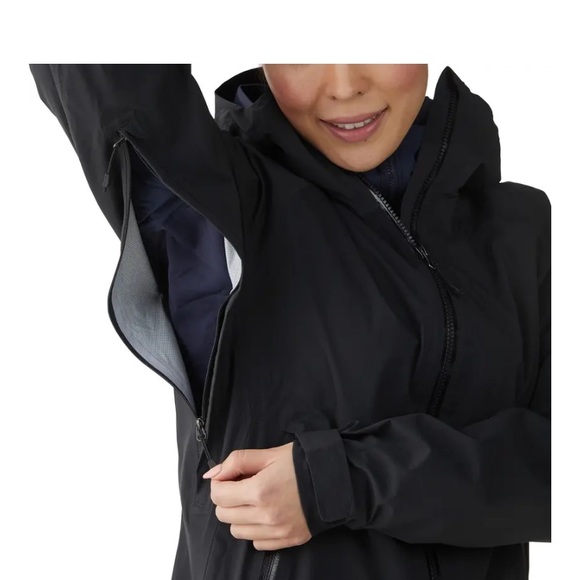 MEC Women's L Hydrofoil Stretch rain jacket - Picture 3 of 8